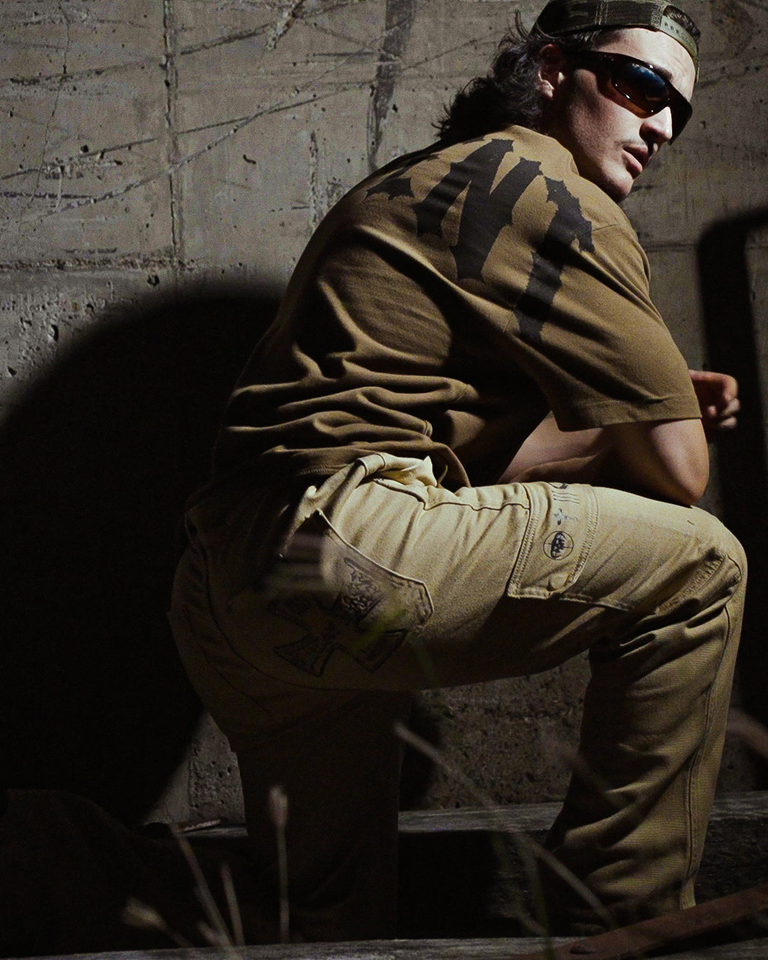 INSIGNIA CARGO JEANS - SAND