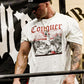CONQUER - BONE - HEAVY TEE
