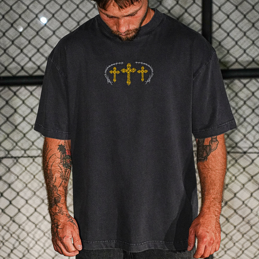 AFFLICTION - ASPHALT - HEAVY TEE