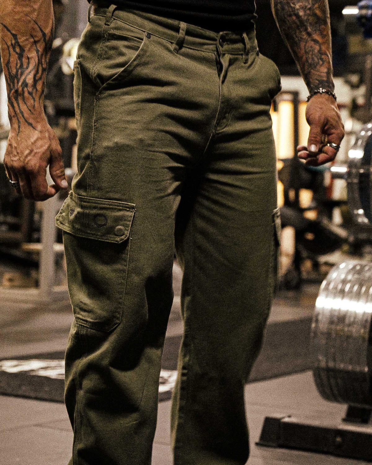 INSIGNIA CARGO JEANS - KHAKI